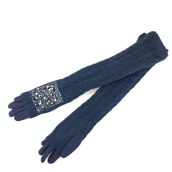 Long, insulated gloves with removable mitts