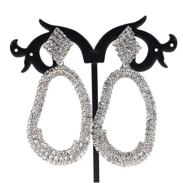 Earrings “Rhinestone scattering”