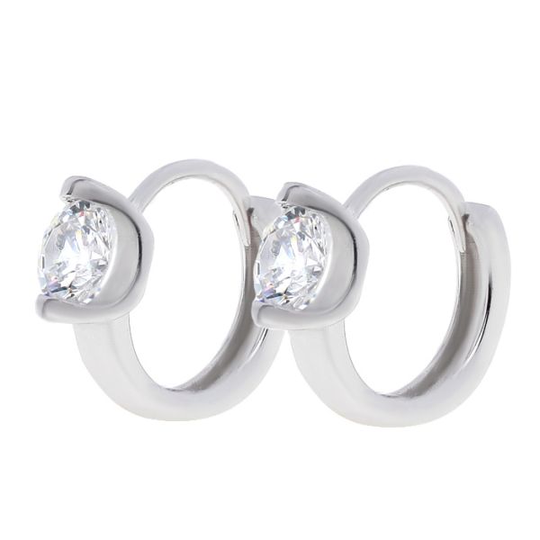 Earrings with crystal (mini)