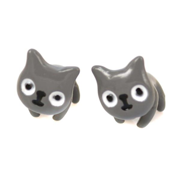 Earring “Cat” 2 pcs