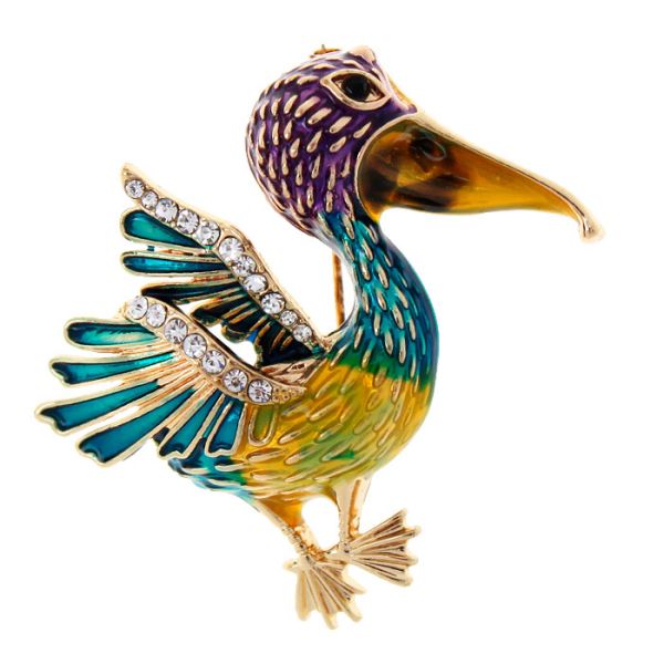 Brooch “Bird” 4cm