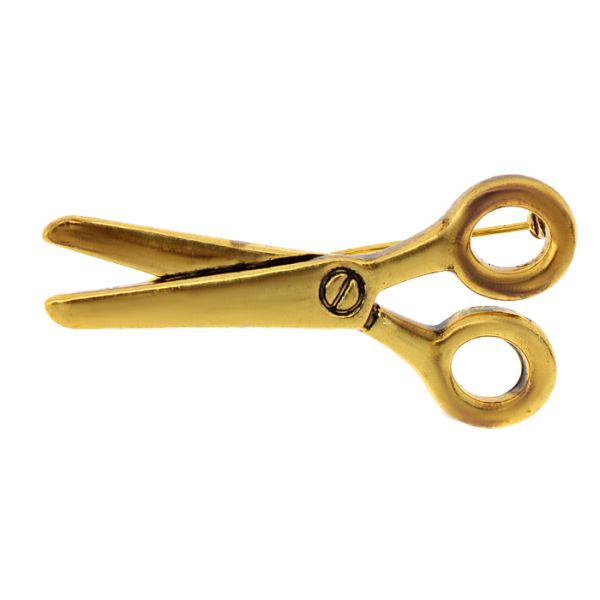 Brooch “Scissors” 4 cm