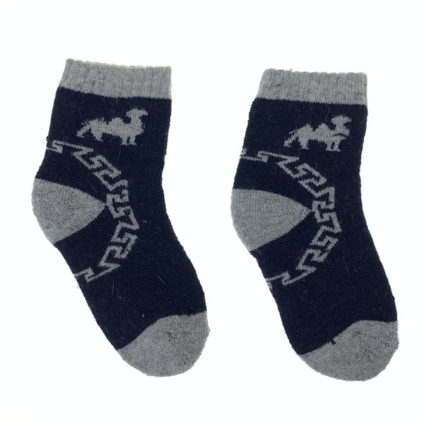 THERMO angora socks size 22-28 (dark blue)