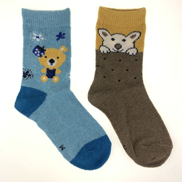 Children's socks 2 pairs (wool) 26-29 RUR