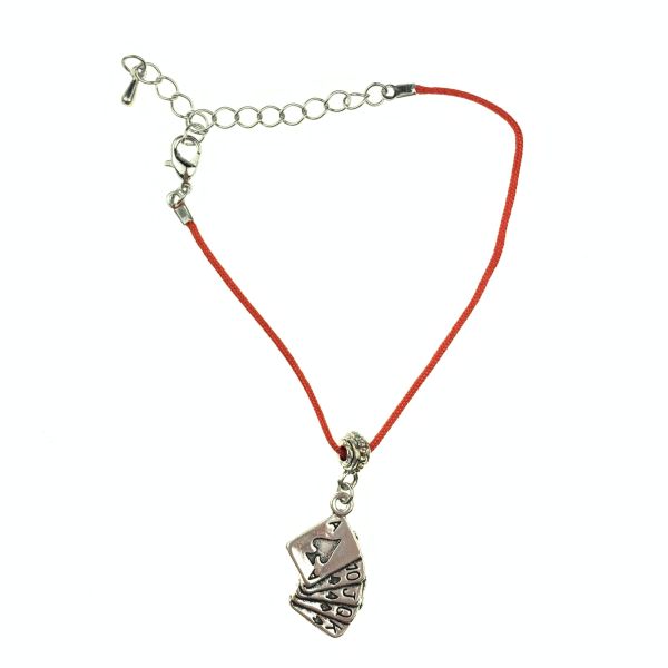 Red thread with “Excitement” pendant