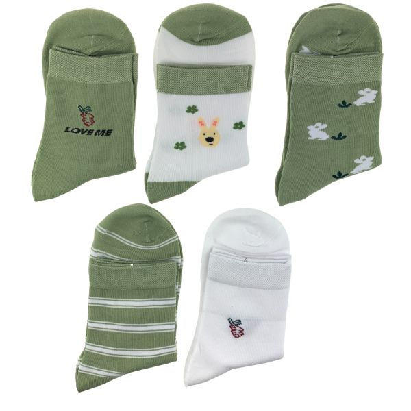 Women's socks “Green mix” (no choice of color)