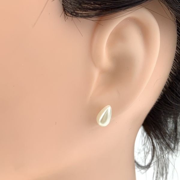 Stud earrings “Droplet” anti-allergenic