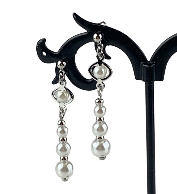 Jewelry earrings “Rosa” 4cm