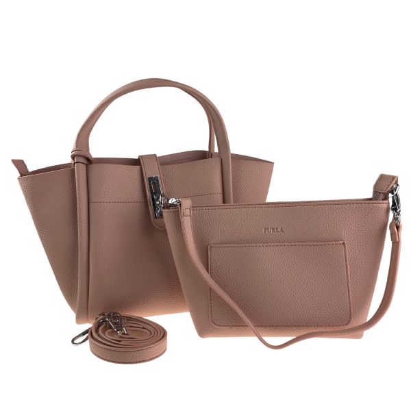 Set: bag and mini handbag (short and long straps included)