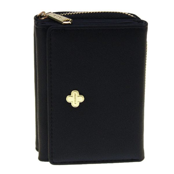 Tri-fold wallet PU leather