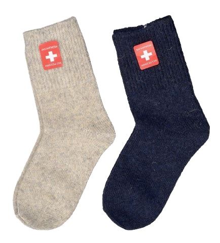 Children's thermal socks with loose elastic band cashmere 6-8 years