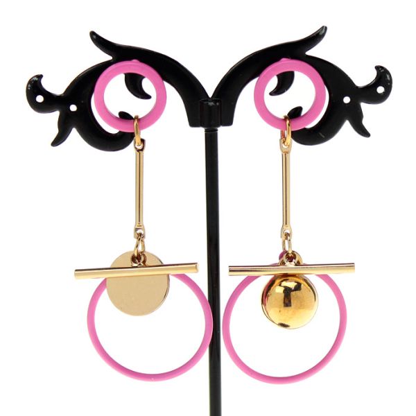 Lightweight earrings “Juicy Summer” (rose)