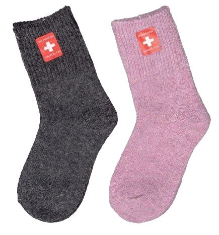 Children's thermal socks with loose elastic band cashmere 8-10 years