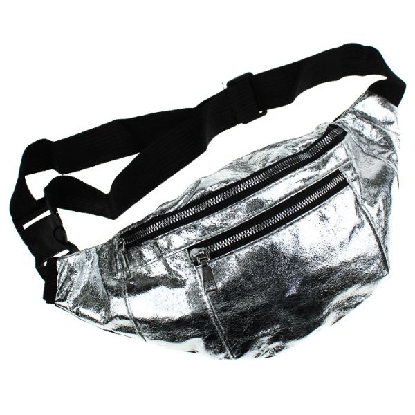 Shiny belt bag